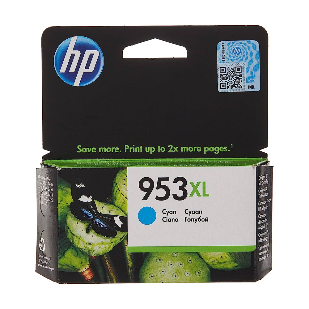 Hp Ink Cartridge 953, Cyan 