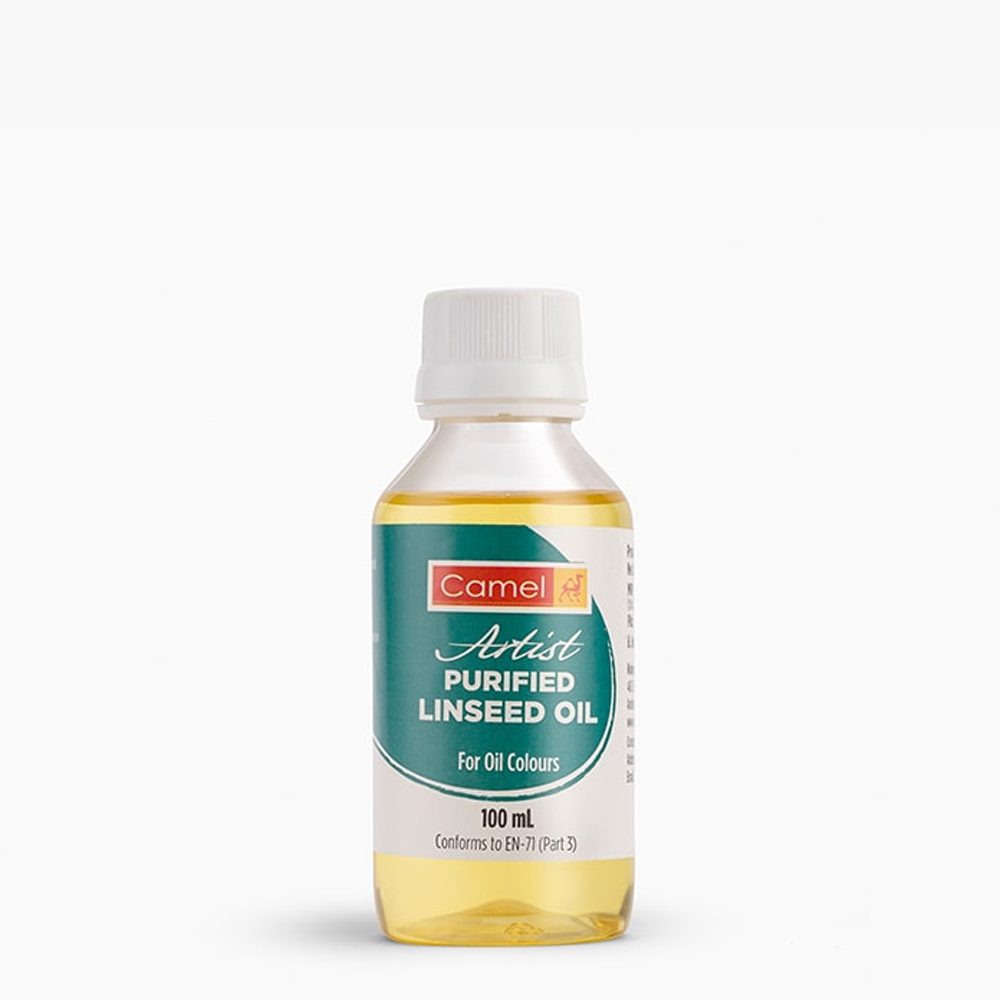 Camlin Purified Linseed Oil 100ml. Bottle