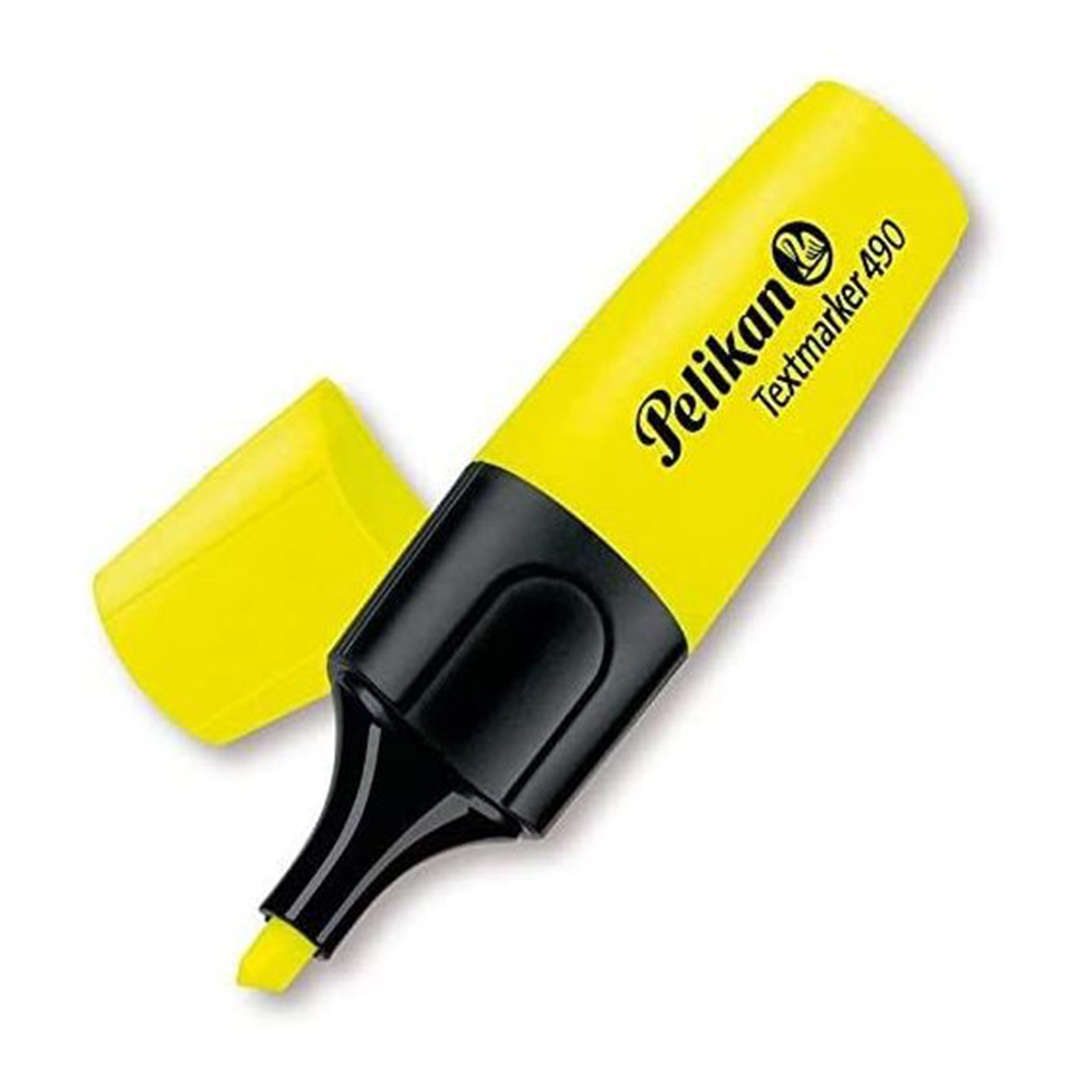 Pelikan Text Marker 490 - Yellow Single Pcs 