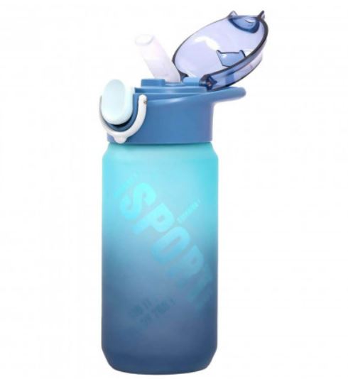 Eazy Kids Water Bottle 500ml wt Handle - Blue