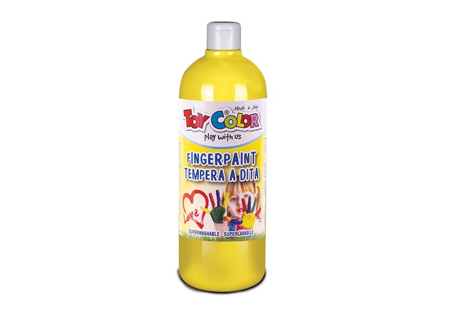 Toy Color superwashable Finger Paint 1000 ml  - Yellow