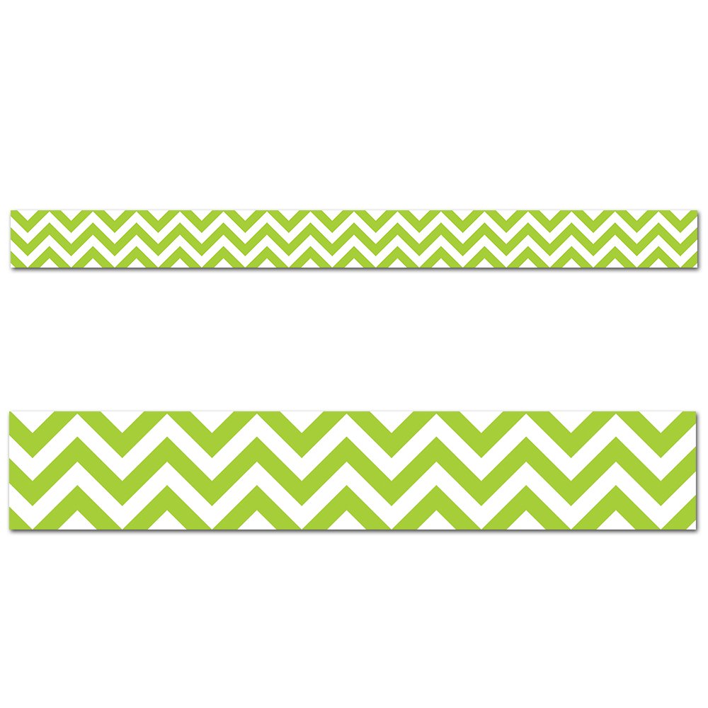 Lime Green Chevron Border CTP-0164