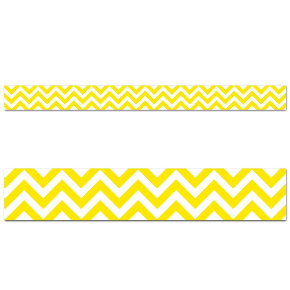 Yellow Chevron Border CTP-0175