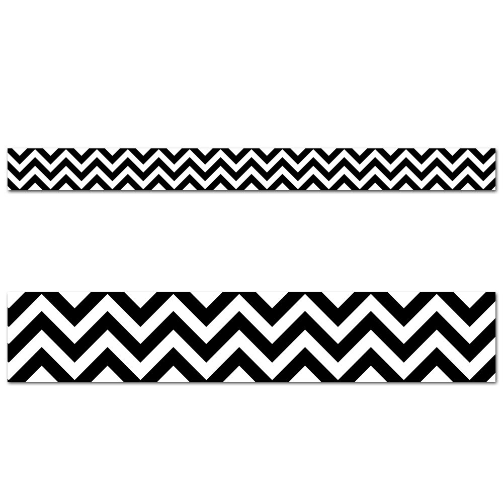 Black Chevron Border CTP-0176