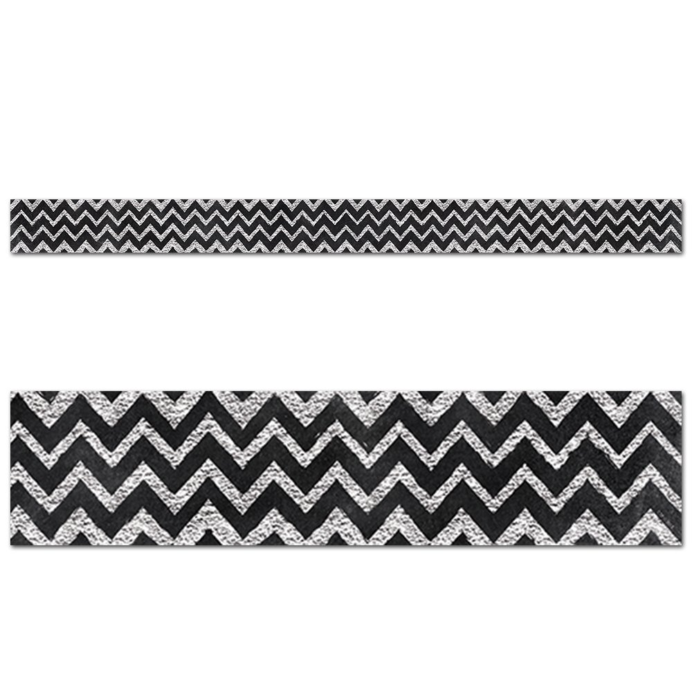 Chevron in Chalk Border CTP-0234