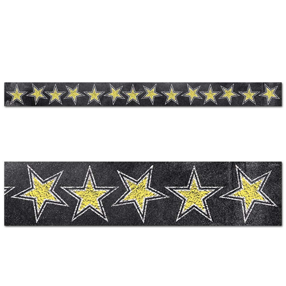 Chalk It Up! Gold Stars Border CTP-0241