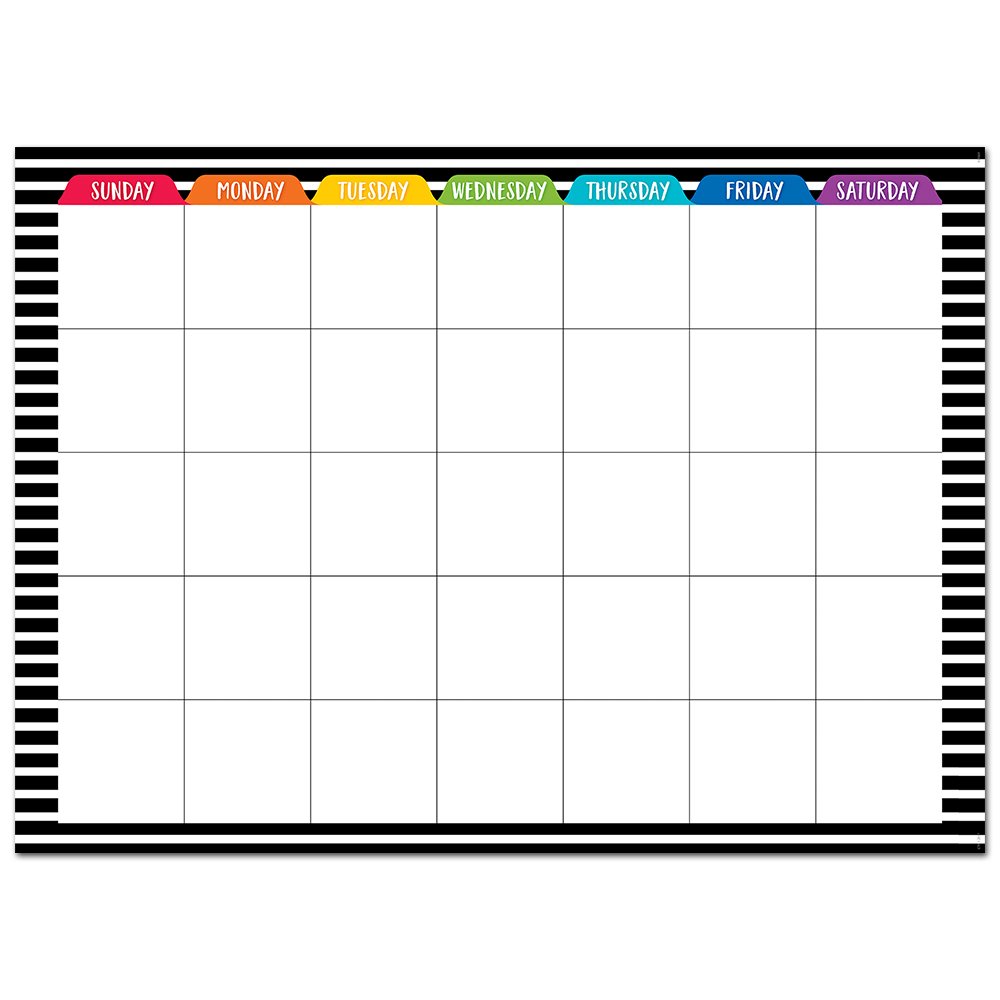 Bold & Bright Calendar Chart CTP-0575