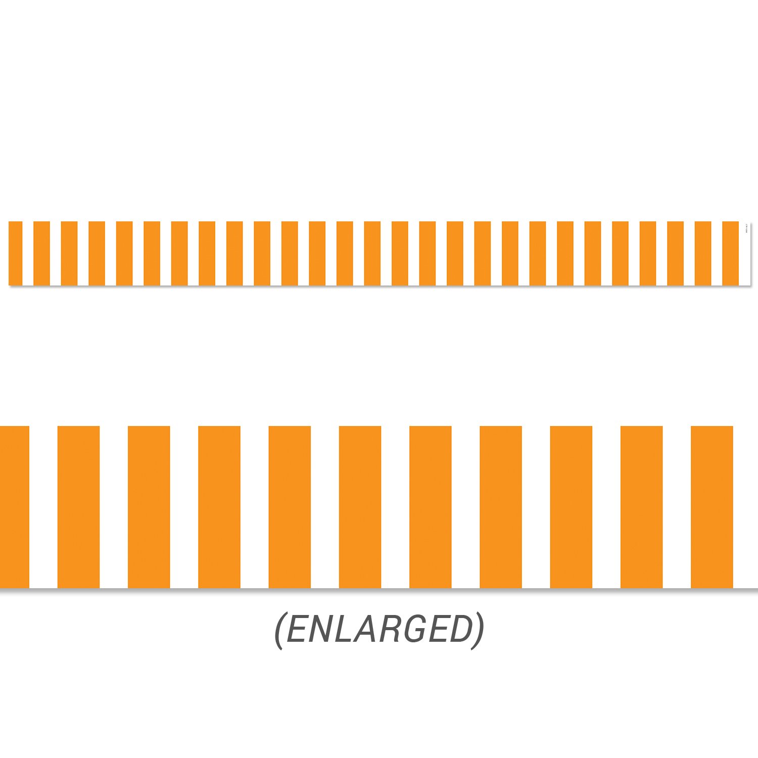 Orange Bold Stripes Border CTP-10072