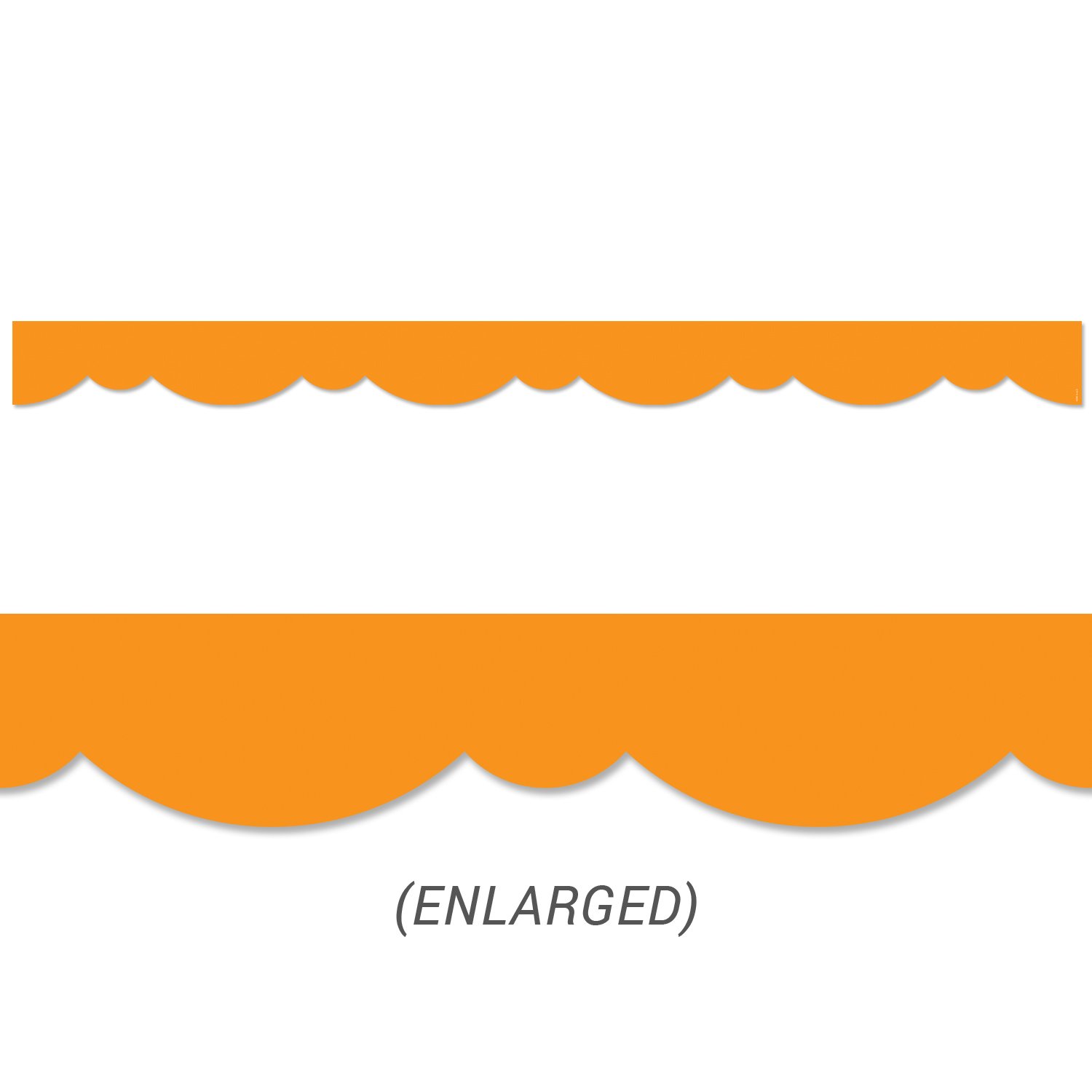 Orange Stylish Scallops Border CTP-10076