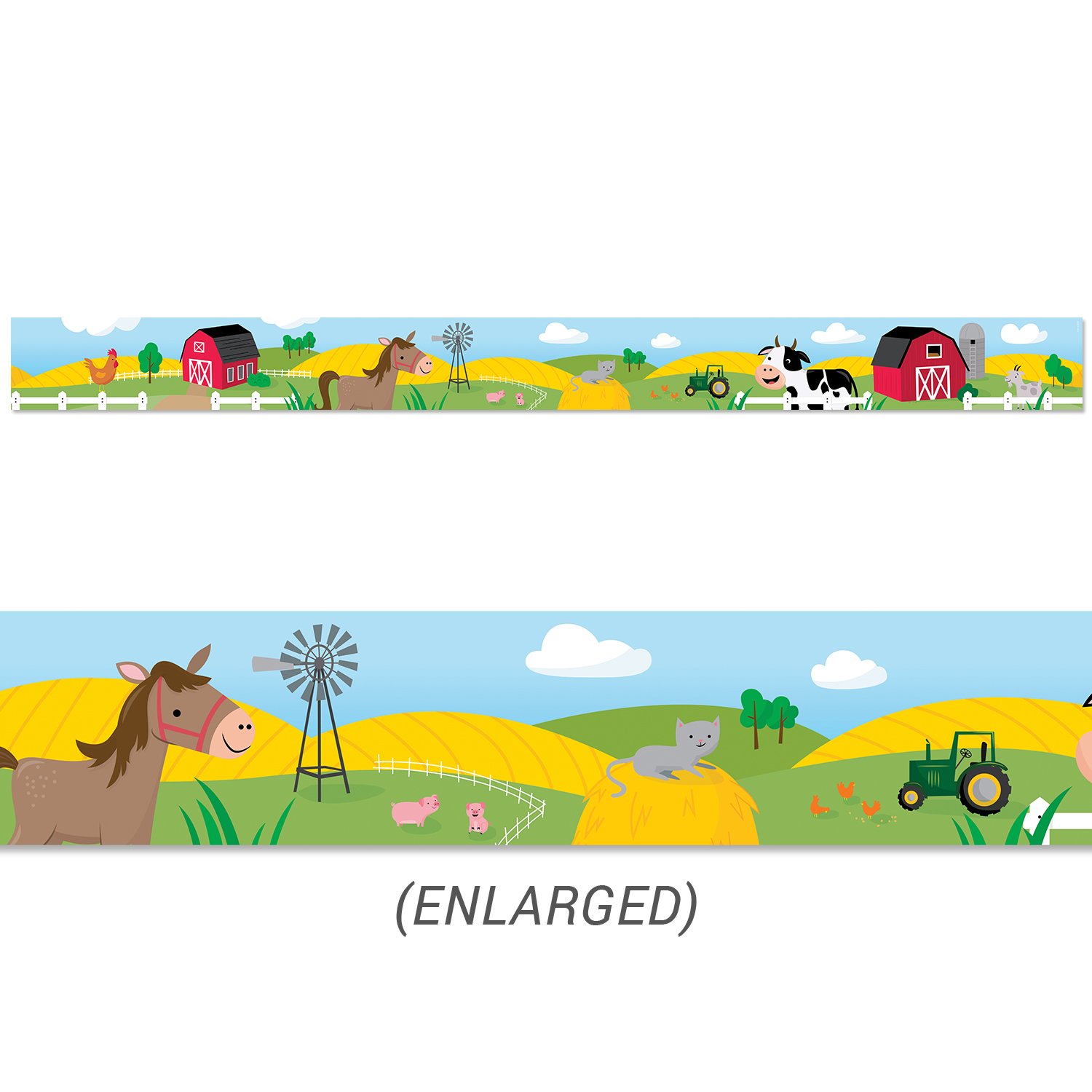 Farm Friends On the Farm Border CTP-10220
