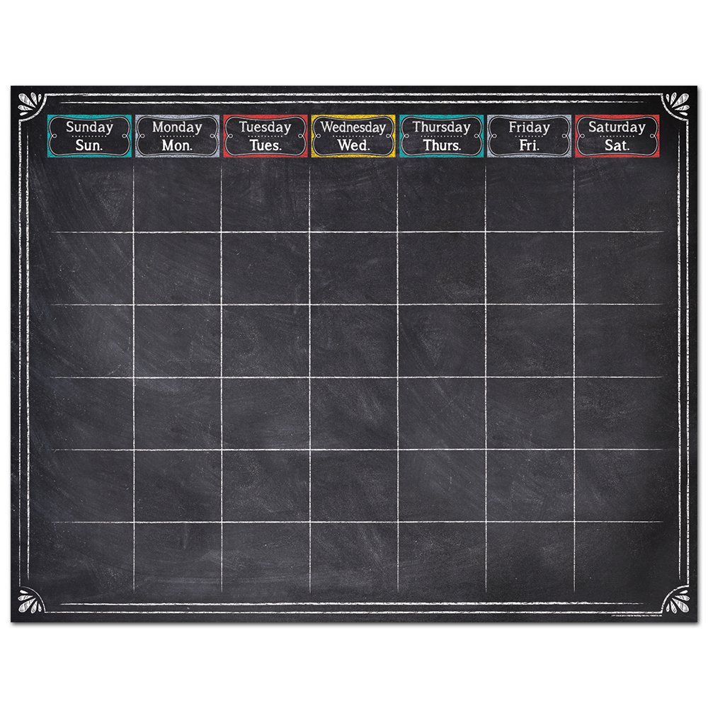 Chalk It Up! Large Calendar Chart CTP-1534