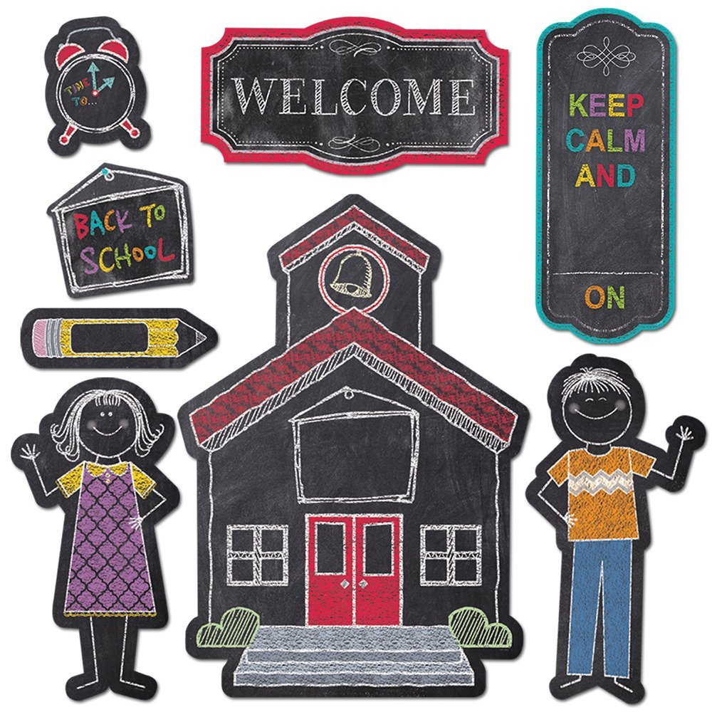Chalk It Up! Schoolhouse Charm Bulletin Board CTP-4727