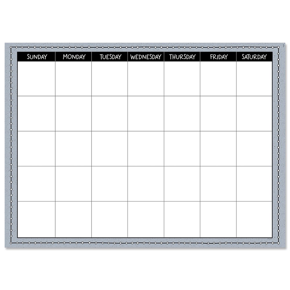 Doodle Dots Calendar Chart CTP-5438