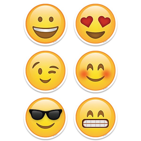 Emoji Fun 3" Designer Cut-Outs CTP-8083