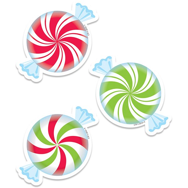 Peppermint Candies 3" Designer Cut-Outs CTP-8085