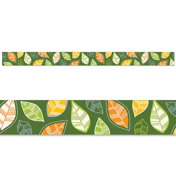 Woodland Friends Autumn Leaves Border CTP-8390
