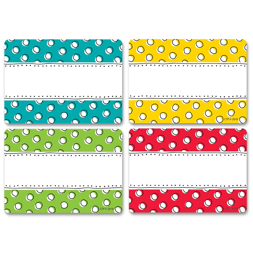 Doodle Dots Labels CTP-8533