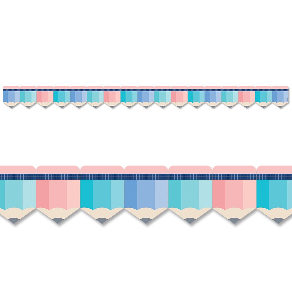 Calm & Cool Pencils Border CTP-8680