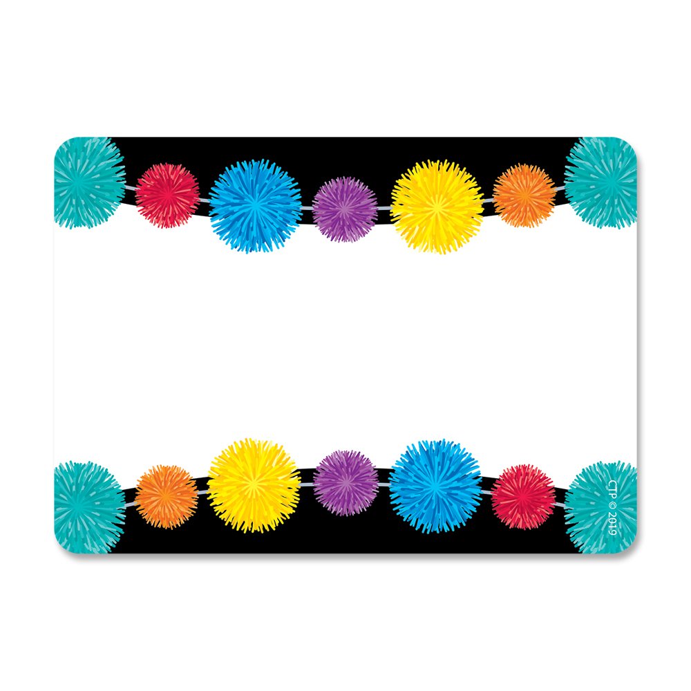 Pom-Poms Labels CTP-8717