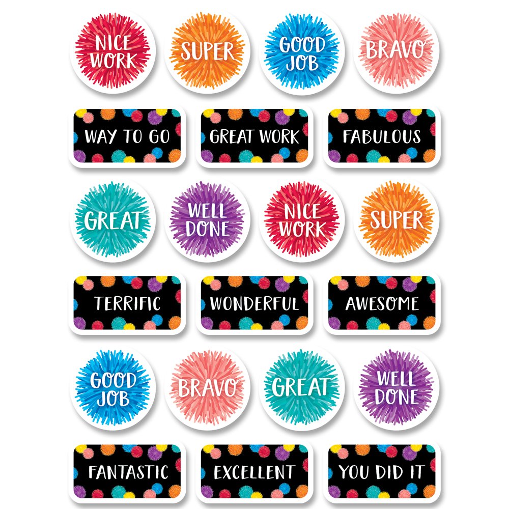 Pom-Pom Rewards Stickers CTP-8754