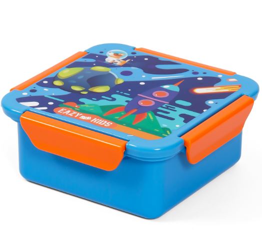 Eazy Kids Lunch Box, Space - Blue, 650ml