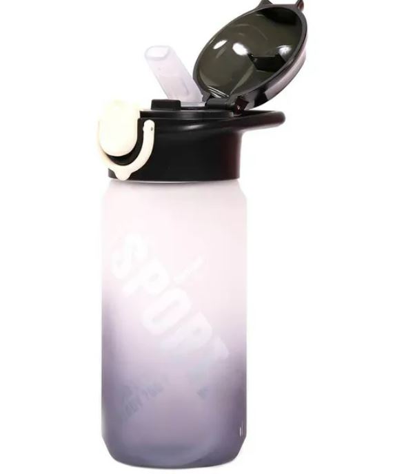 Eazy Kids Water Bottle 500ml wt Handle - Black