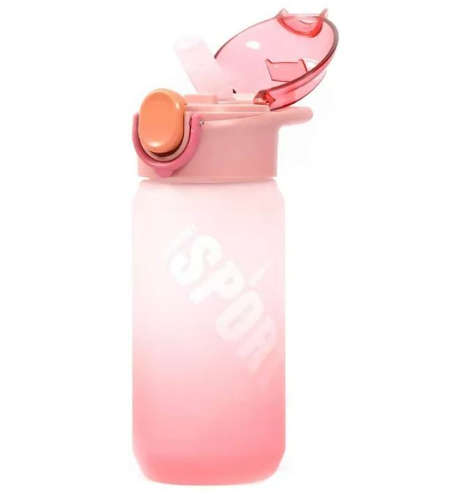 Eazy Kids Water Bottle 500ml wt Handle - Pink