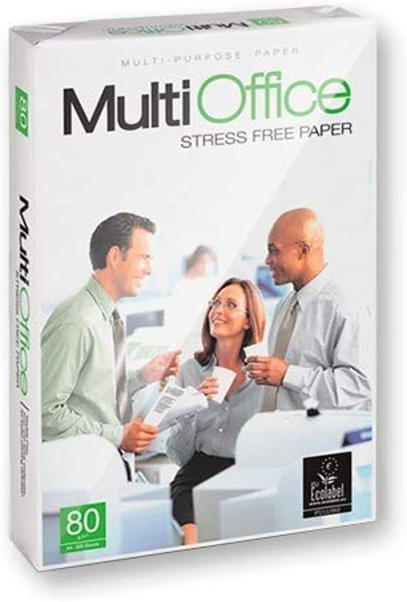 Multi Office A3 Size Copy Paper, 80 gm - Pack of 500 Sheets