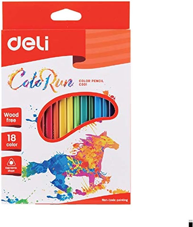 Deli wooden colors 18 color ec00110