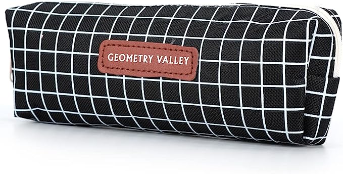 Eazy Kids Pencil Pouch - Black Plaid