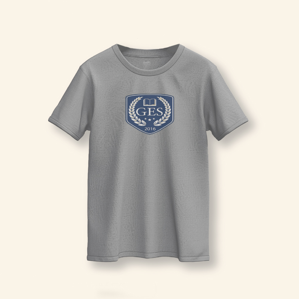 School Sports T-Shirt Multi-Size, Grey