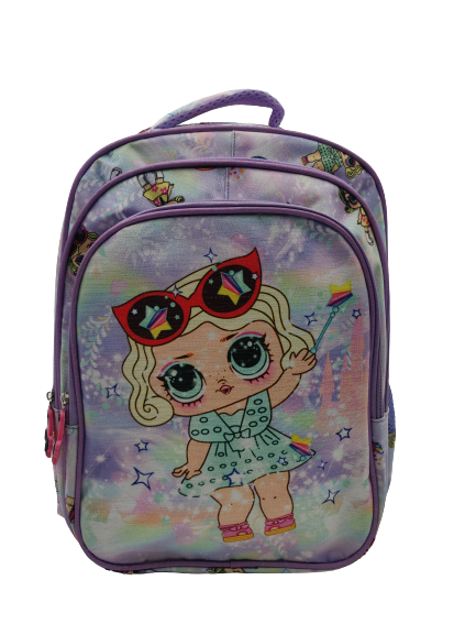 BNB School Bag for Girls, Purple