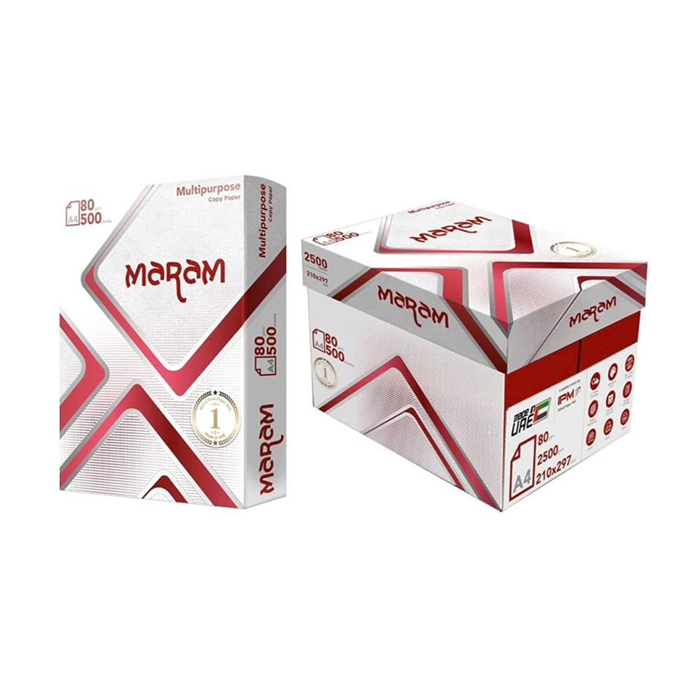 Maram Copy Paper A4, 80 g, 500 Sheets, 5 Ream