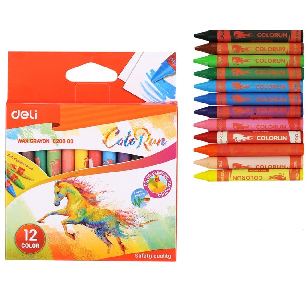 Deli crayons 12 colors - EC20800