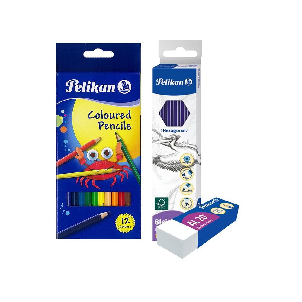 Pelikan School Bundle for Students, 3 Pieces