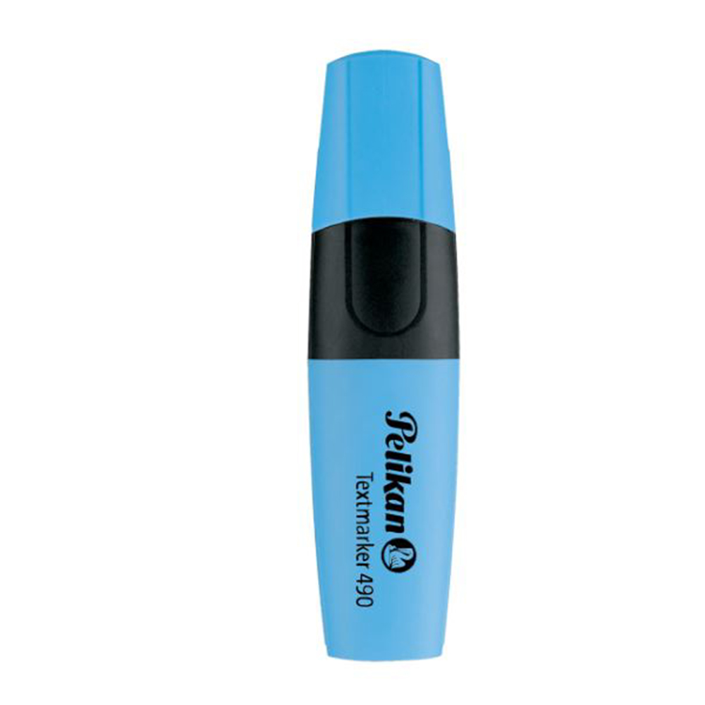 Pelikan Text Marker 490 -  Blue Single Pcs 