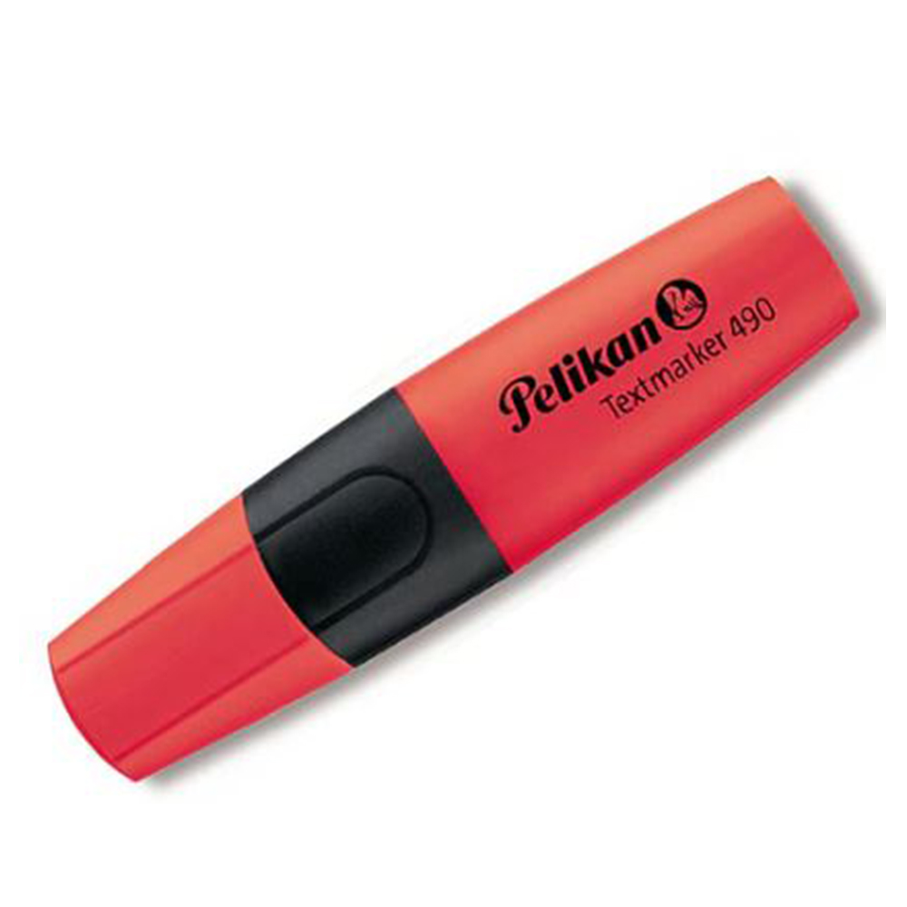 Pelikan Text Marker 490 - Red Single Pcs 