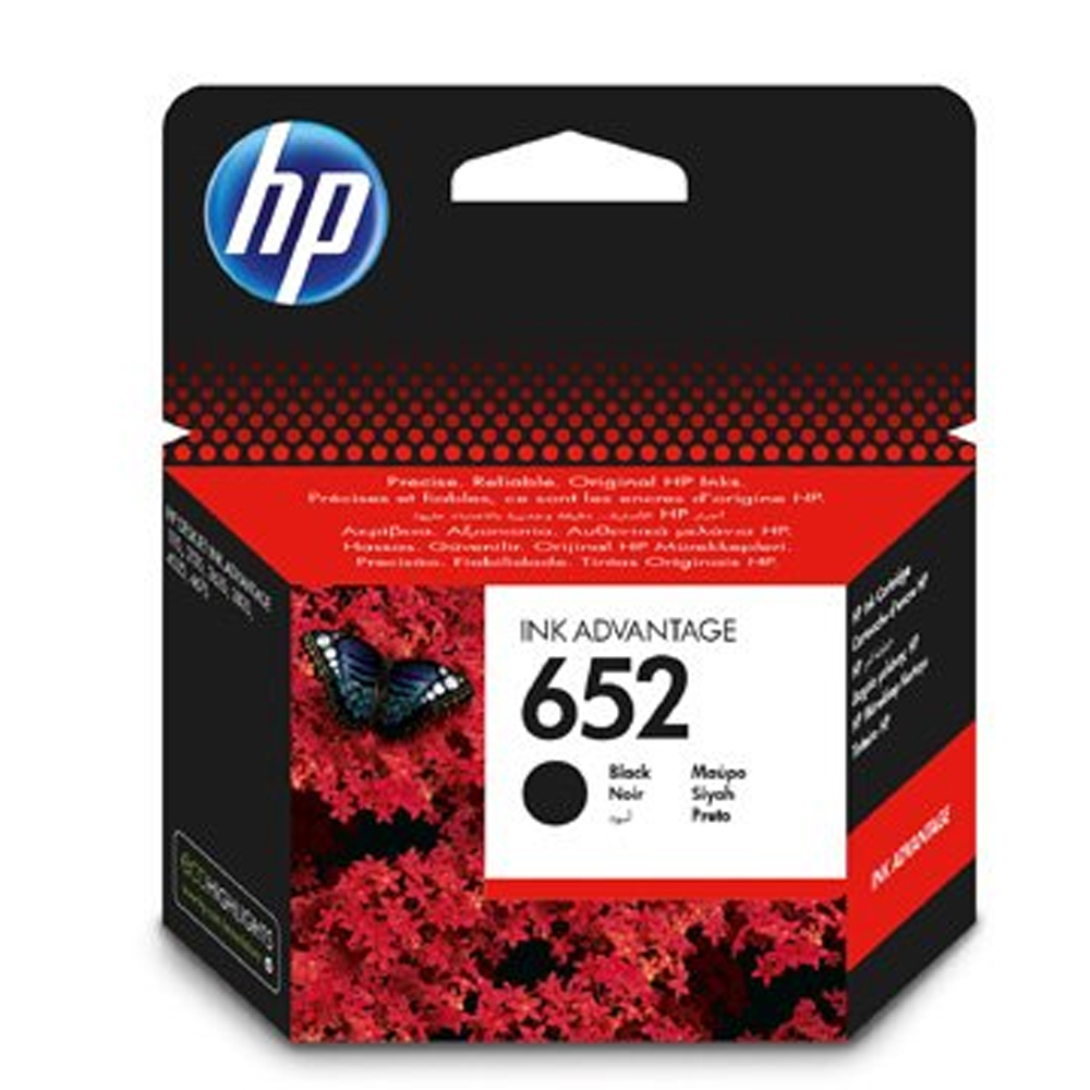 HP Ink Cartridge 652, Black