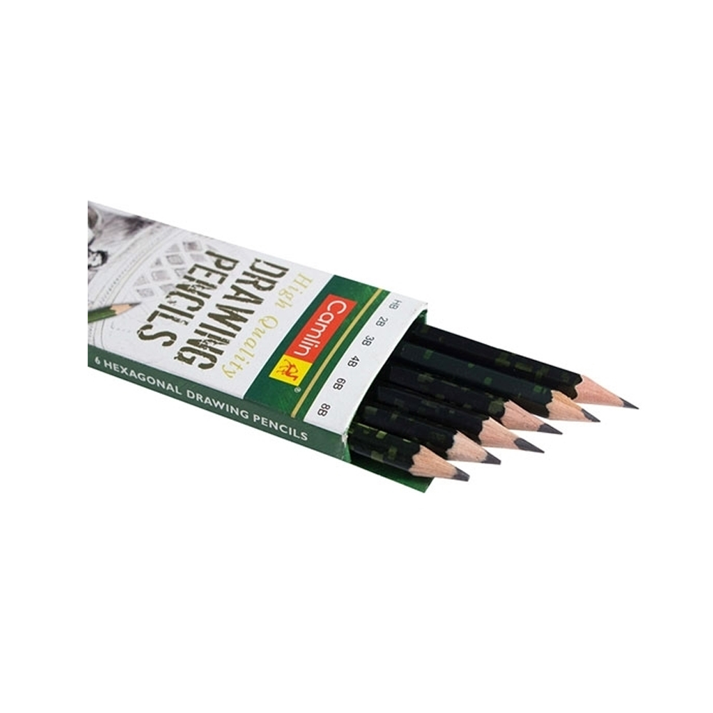 Camlin 6 Assorted Grade Pencils 