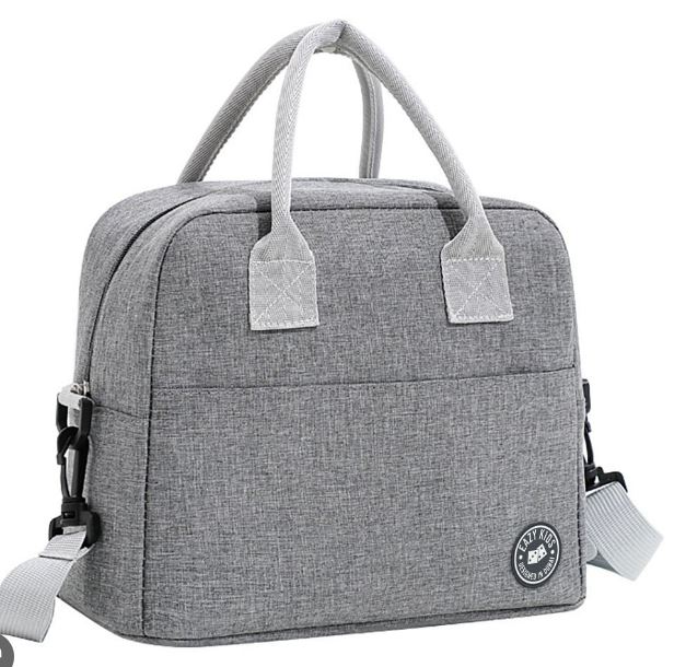 Eazy Kids Insulated Lunch Bag- Grey