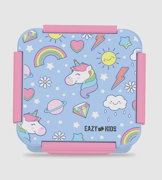 Eazy Kids Unicorn Snack / LunchØ·Â·Ø¢Â¢Ø·Â¢Ø¢Â Box - Blue