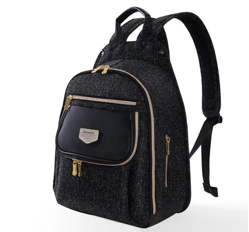 Sunveno Fashion Compact Backpack - Black