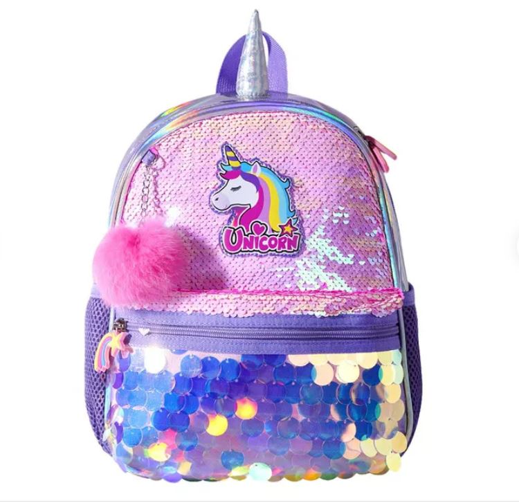 Eazy Kids Unicorn Sparkle Backpack - Pink