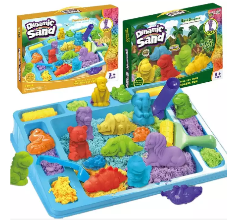 Dynamic Sand 3 D Animal Play Set- 750g-24