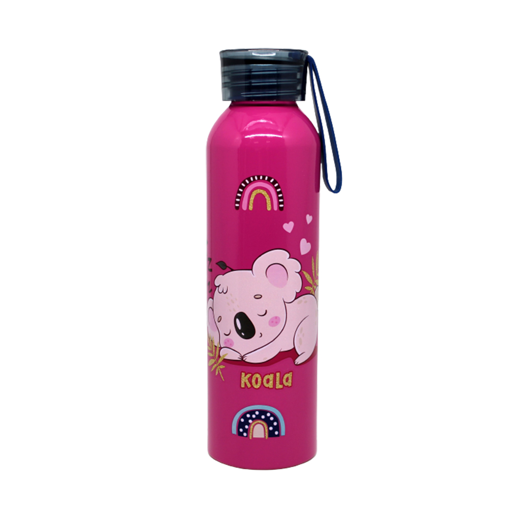 Prima Aluminum Water Bottle 600 ML-Fuchsia