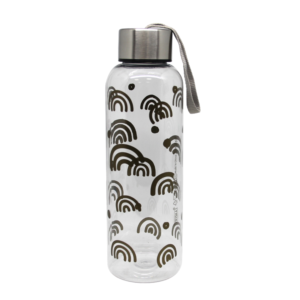 Prima Plastic Water Bottle 600 ML-Black