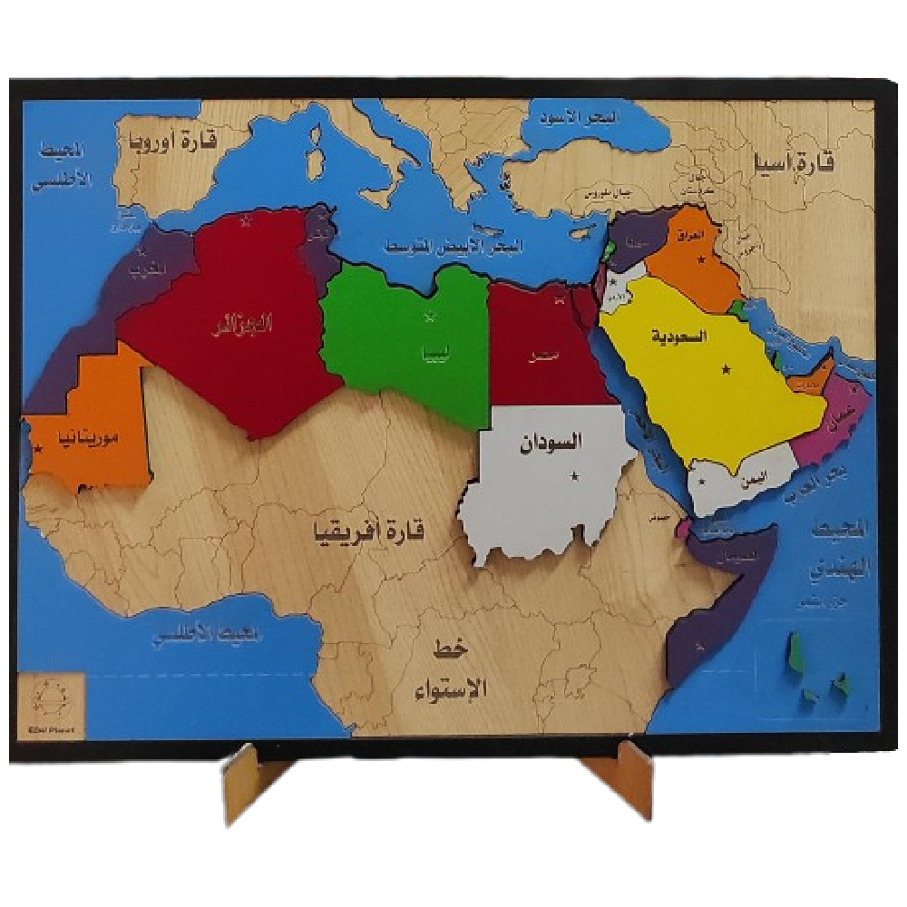 Map of The Arab World