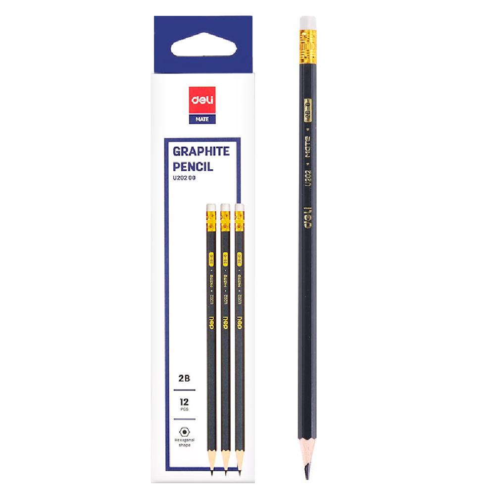 Deli mate Pencil 12 Pieces 2b -EU20200