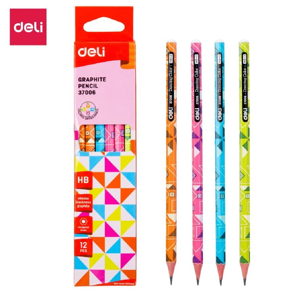 Deli Pencil -12 Pieces hb -E37006