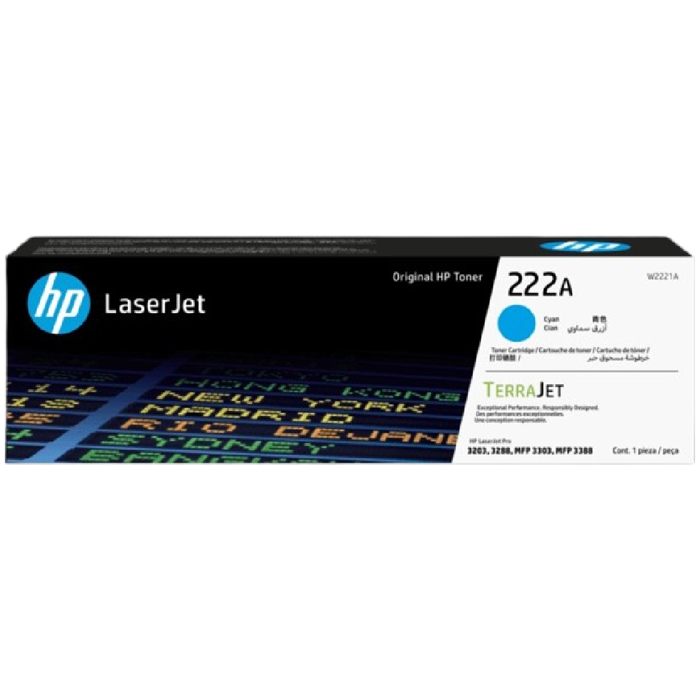 HP Toner 222A, Cyan